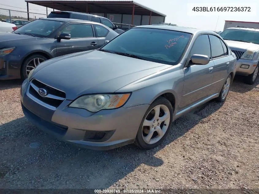 2009 Subaru Legacy 2.5I VIN: 4S3BL616697236372 Lot: 39930745