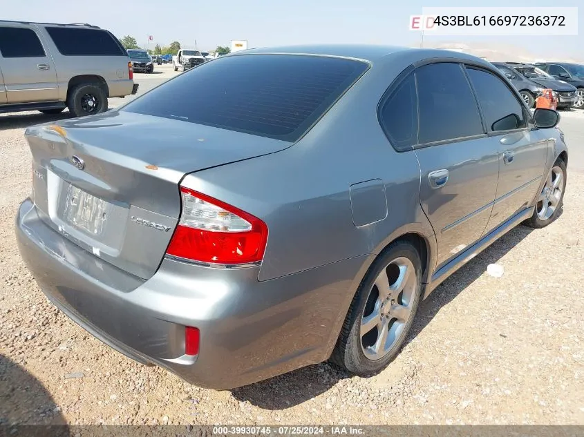 4S3BL616697236372 2009 Subaru Legacy 2.5I