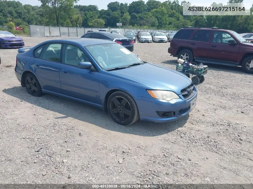 4S3BL626697215164 2009 Subaru Legacy 2.5I Limited