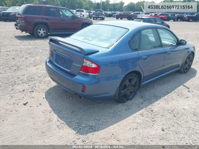 2009 Subaru Legacy 2.5I Limited VIN: 4S3BL626697215164 Lot: 40139039