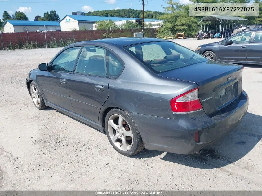 2009 Subaru Legacy 2.5I VIN: 4S3BL616X97227075 Lot: 40171957