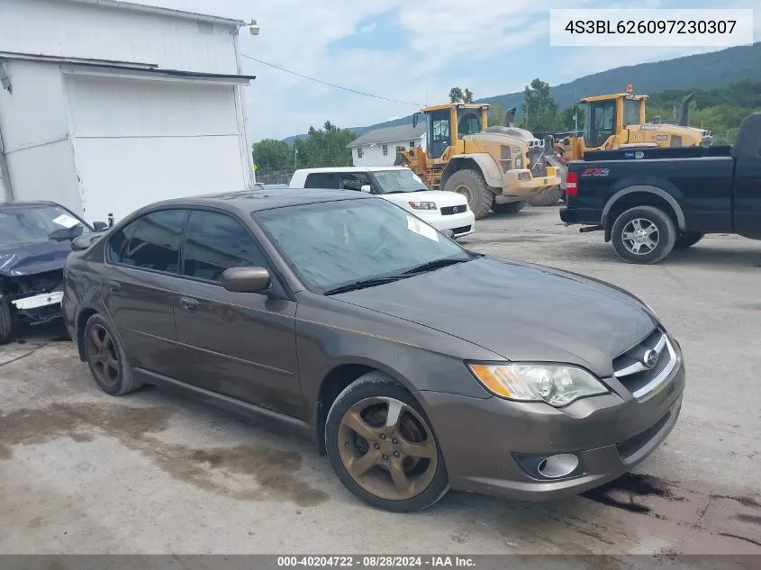 4S3BL626097230307 2009 Subaru Legacy 2.5I Limited