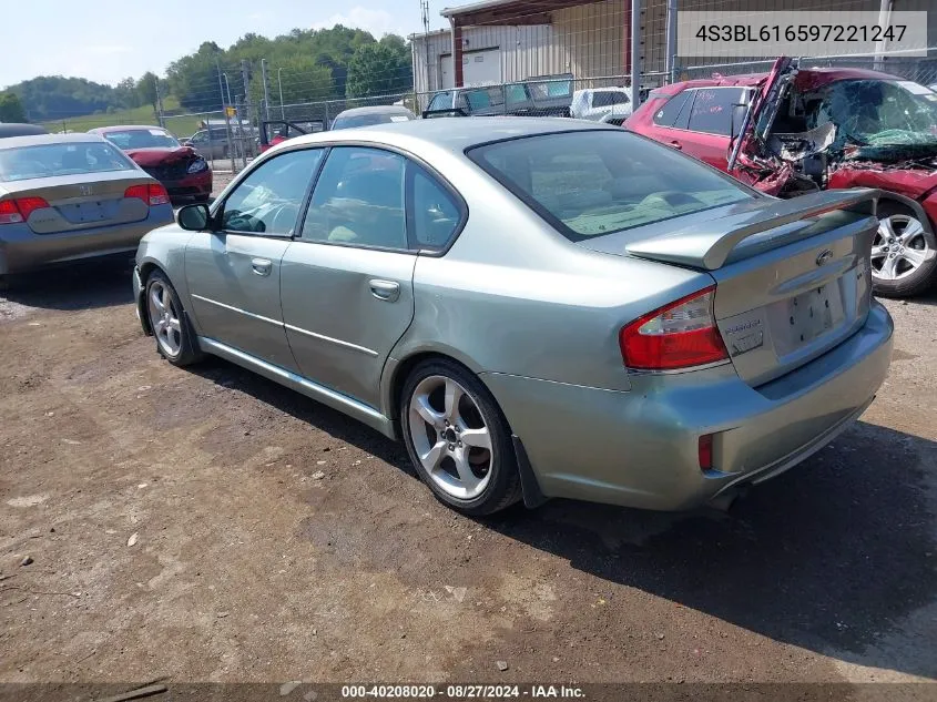 4S3BL616597221247 2009 Subaru Legacy 2.5I