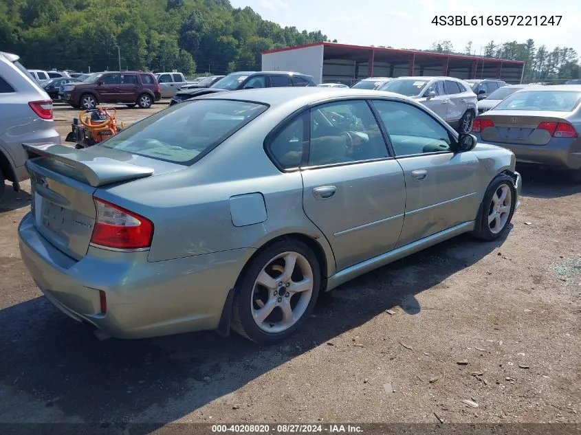 4S3BL616597221247 2009 Subaru Legacy 2.5I