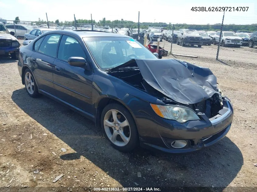 4S3BL626297214707 2009 Subaru Legacy 2.5I Limited