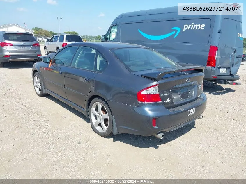 4S3BL626297214707 2009 Subaru Legacy 2.5I Limited