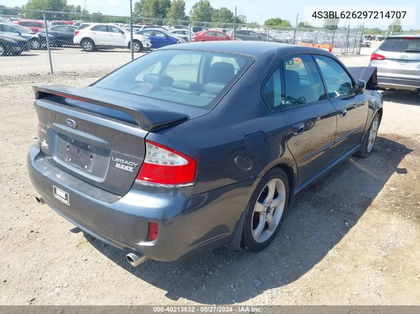 4S3BL626297214707 2009 Subaru Legacy 2.5I Limited