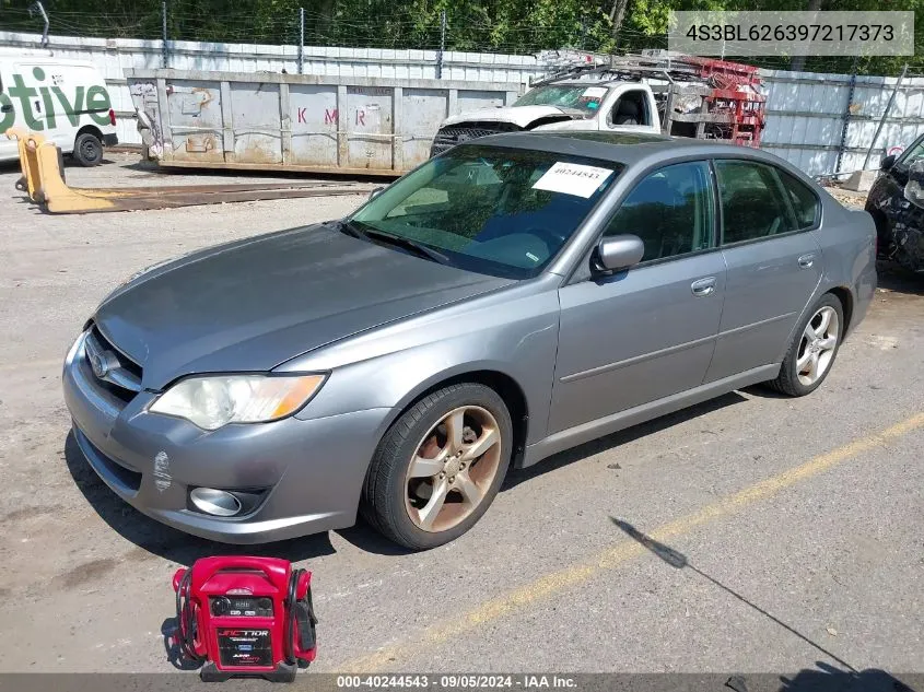 2009 Subaru Legacy 2.5I Limited VIN: 4S3BL626397217373 Lot: 40244543