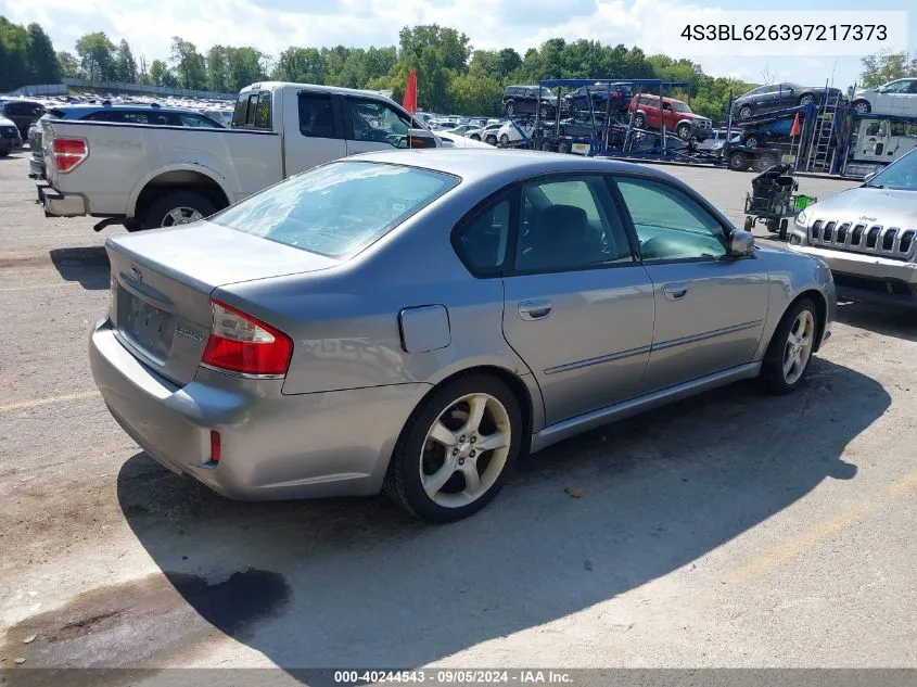 2009 Subaru Legacy 2.5I Limited VIN: 4S3BL626397217373 Lot: 40244543