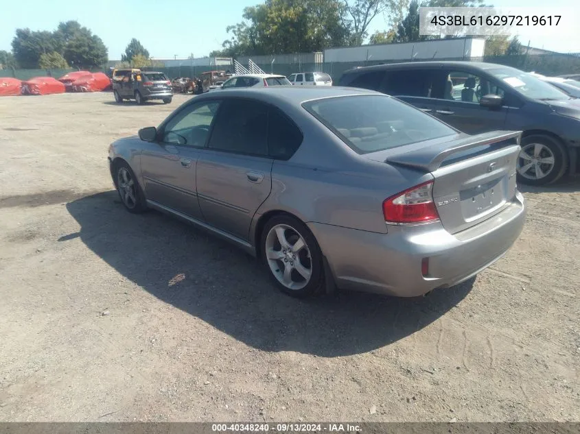 4S3BL616297219617 2009 Subaru Legacy 2.5I