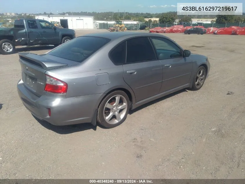 2009 Subaru Legacy 2.5I VIN: 4S3BL616297219617 Lot: 40348240