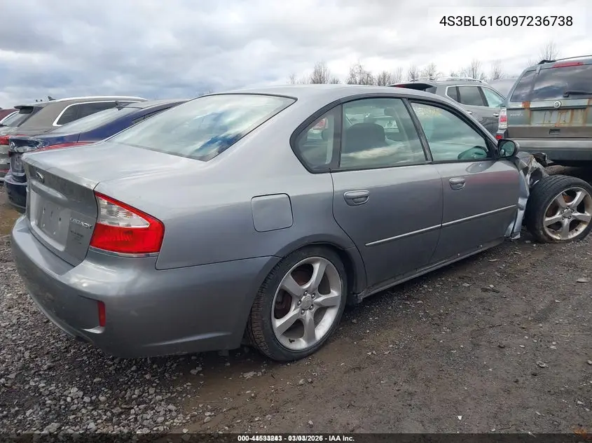 4S3BL616097236738 2009 Subaru Legacy 2.5I