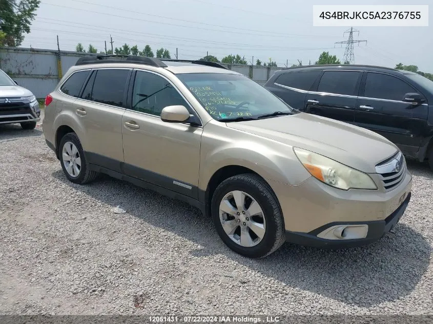 4S4BRJKC5A2376755 2010 Subaru Legacy Outback