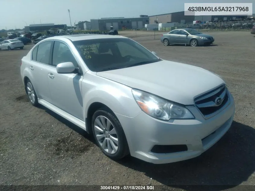 2010 Subaru Legacy 2.5I Limited VIN: 4S3BMGL65A3217968 Lot: 30041429