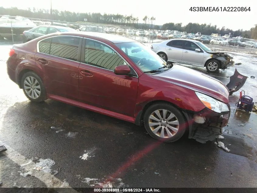 4S3BMEA61A2220864 2010 Subaru Legacy 3.6R