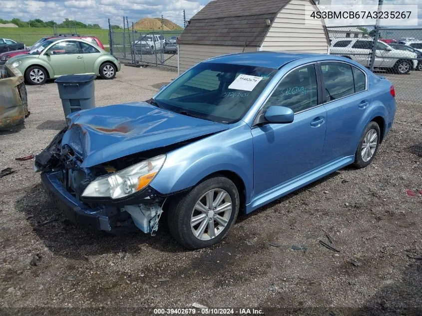 2010 Subaru Legacy 2.5I Premium VIN: 4S3BMCB67A3235267 Lot: 39402679