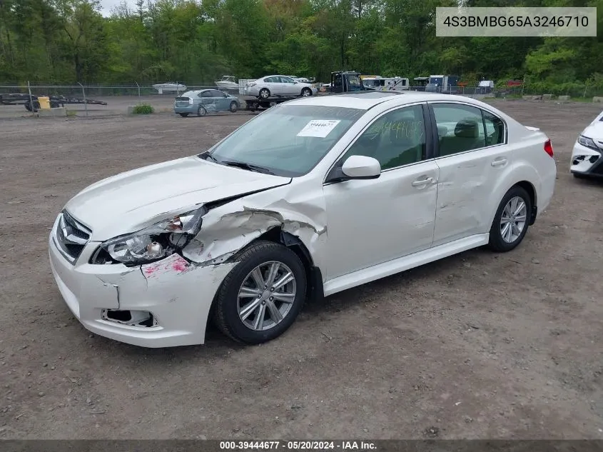 2010 Subaru Legacy 2.5I Premium VIN: 4S3BMBG65A3246710 Lot: 39444677