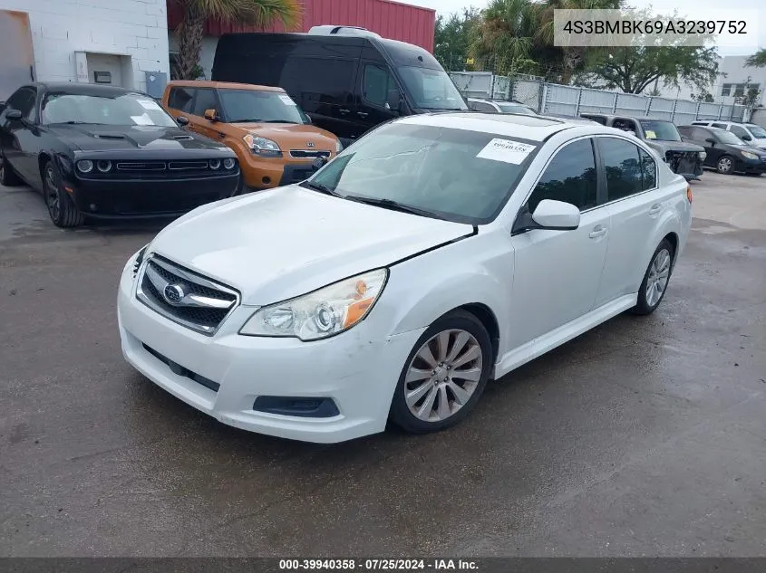 4S3BMBK69A3239752 2010 Subaru Legacy 2.5I Limited