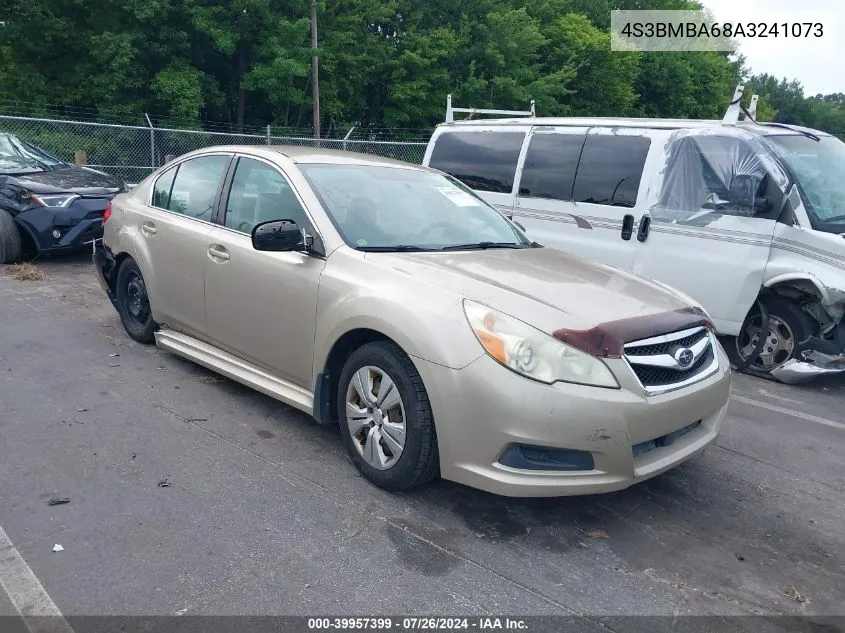 2010 Subaru Legacy 2.5I VIN: 4S3BMBA68A3241073 Lot: 39957399