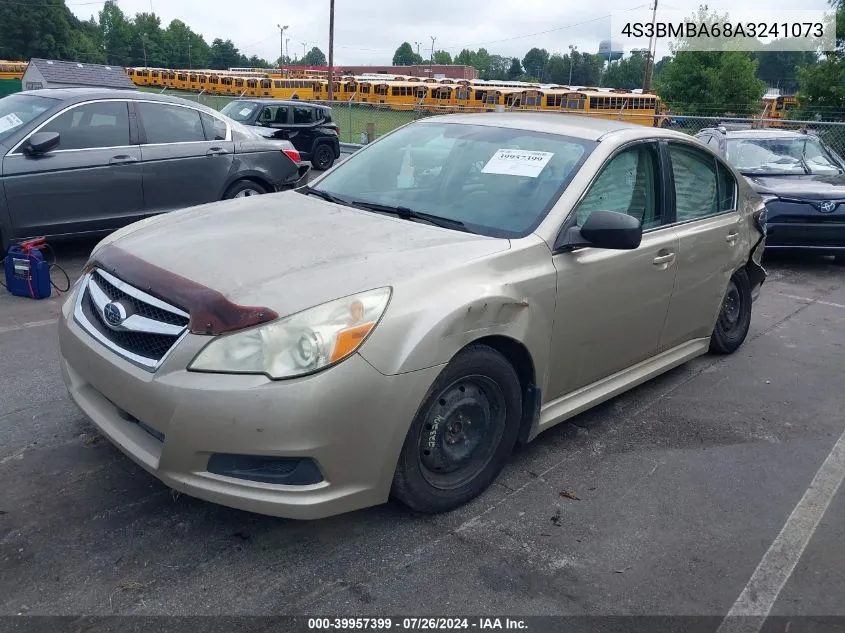 2010 Subaru Legacy 2.5I VIN: 4S3BMBA68A3241073 Lot: 39957399