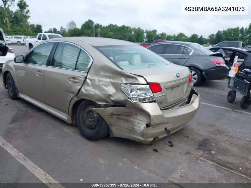 2010 Subaru Legacy 2.5I VIN: 4S3BMBA68A3241073 Lot: 39957399