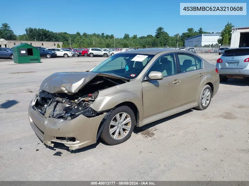 2010 Subaru Legacy 2.5I Premium VIN: 4S3BMBC62A3210608 Lot: 40013777