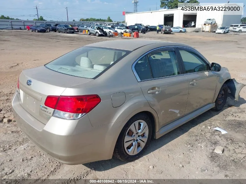 2010 Subaru Legacy 2.5I VIN: 4S3BMBA69A3229000 Lot: 40108942