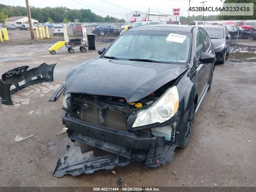 2010 Subaru Legacy 2.5I Limited VIN: 4S3BMCL66A3232438 Lot: 40211494