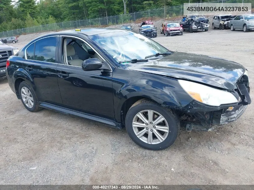 2010 Subaru Legacy 2.5I Premium VIN: 4S3BMBG64A3237853 Lot: 40217343