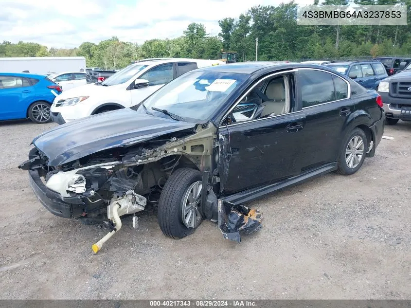 2010 Subaru Legacy 2.5I Premium VIN: 4S3BMBG64A3237853 Lot: 40217343