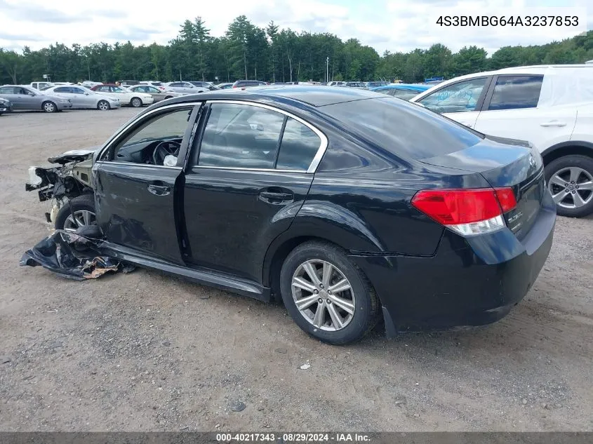 2010 Subaru Legacy 2.5I Premium VIN: 4S3BMBG64A3237853 Lot: 40217343