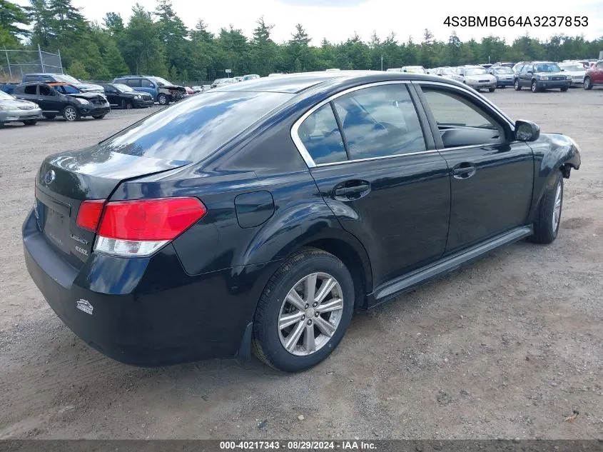 2010 Subaru Legacy 2.5I Premium VIN: 4S3BMBG64A3237853 Lot: 40217343