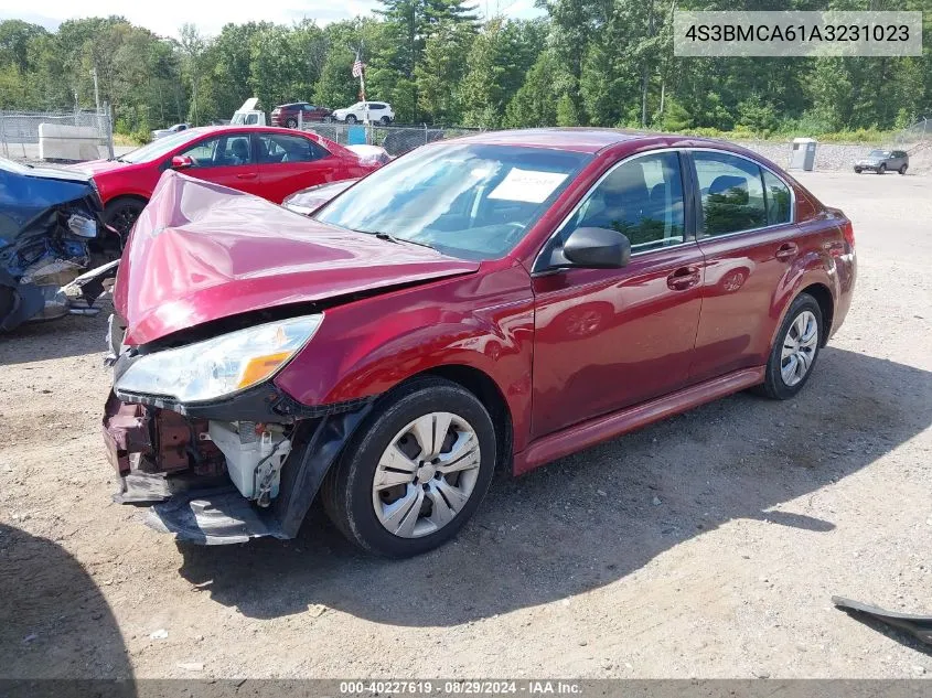 4S3BMCA61A3231023 2010 Subaru Legacy 2.5I