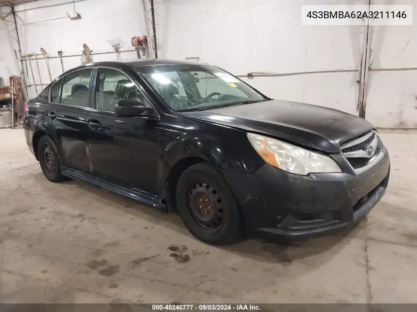 4S3BMBA62A3211146 2010 Subaru Legacy 2.5I