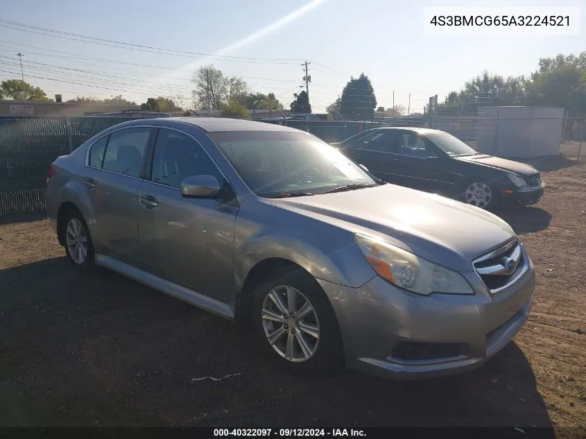 2010 Subaru Legacy 2.5I Premium VIN: 4S3BMCG65A3224521 Lot: 40322097