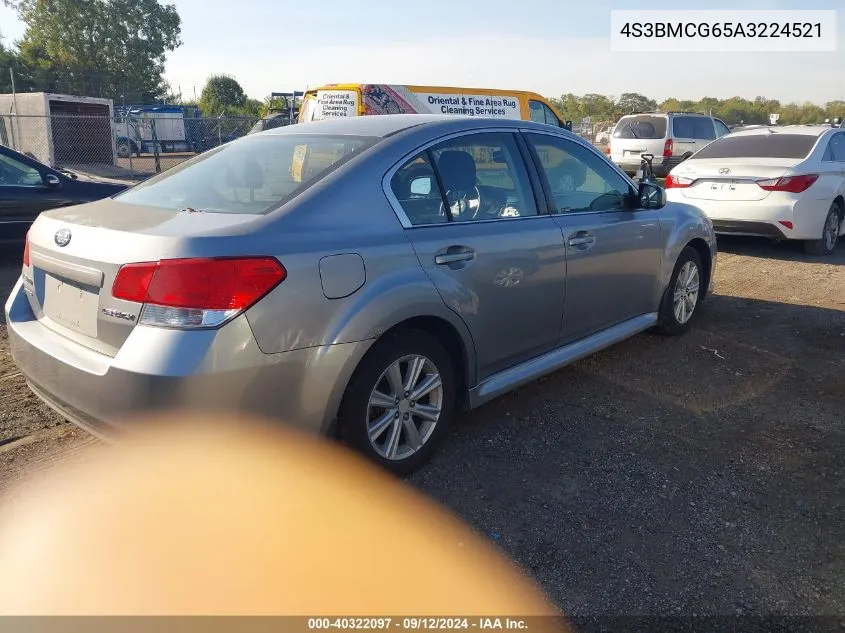 2010 Subaru Legacy 2.5I Premium VIN: 4S3BMCG65A3224521 Lot: 40322097