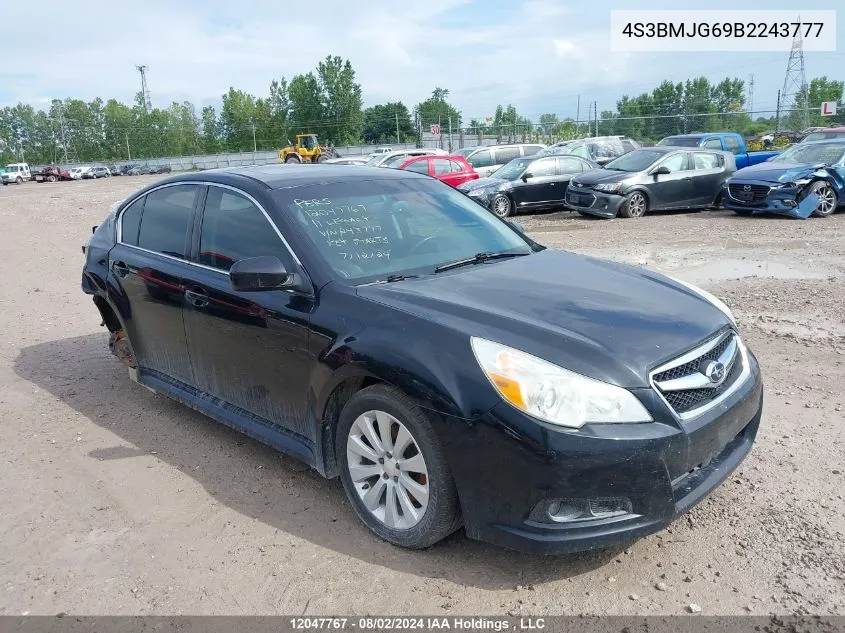 2011 Subaru Legacy 3.6R Premium VIN: 4S3BMJG69B2243777 Lot: 12047767