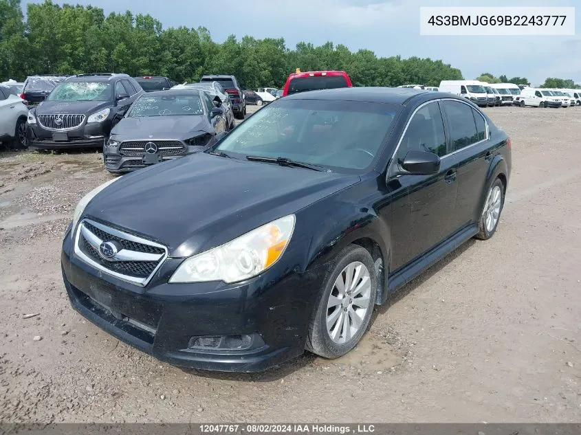 2011 Subaru Legacy 3.6R Premium VIN: 4S3BMJG69B2243777 Lot: 12047767