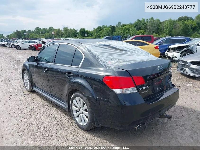 4S3BMJG69B2243777 2011 Subaru Legacy 3.6R Premium