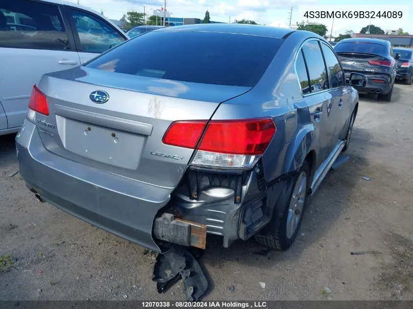 4S3BMGK69B3244089 2011 Subaru Legacy