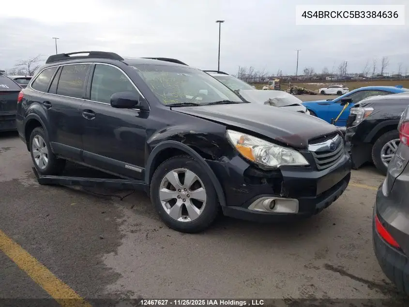 4S4BRCKC5B3384636 2011 Subaru Legacy Outback