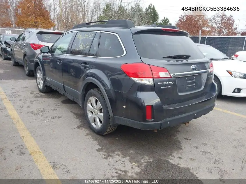 4S4BRCKC5B3384636 2011 Subaru Legacy Outback