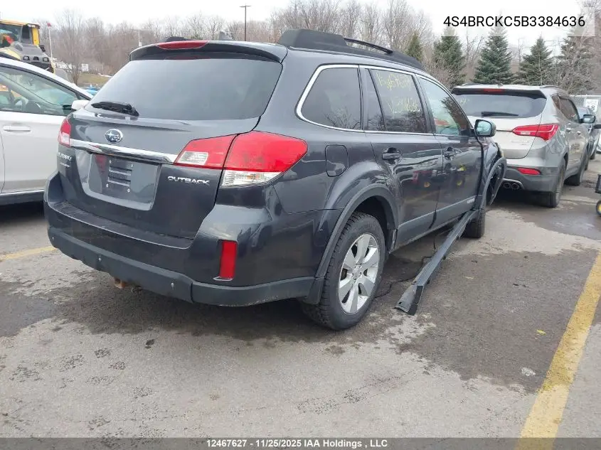 4S4BRCKC5B3384636 2011 Subaru Legacy Outback