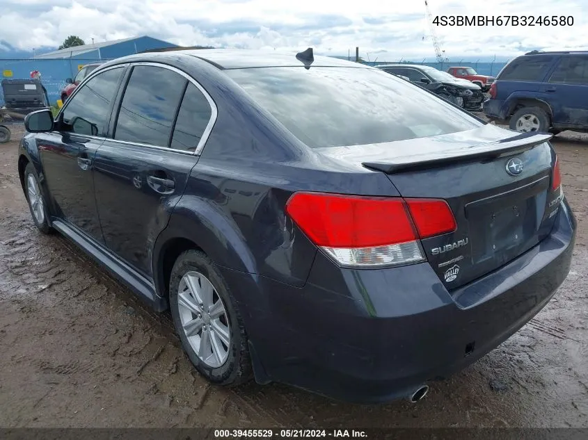 4S3BMBH67B3246580 2011 Subaru Legacy 2.5I Premium