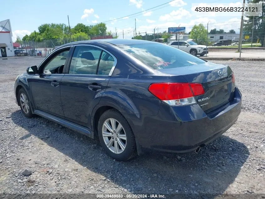 4S3BMBG66B3224121 2011 Subaru Legacy 2.5I Premium