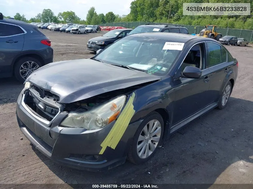 4S3BMBK66B3233828 2011 Subaru Legacy 2.5I Limited