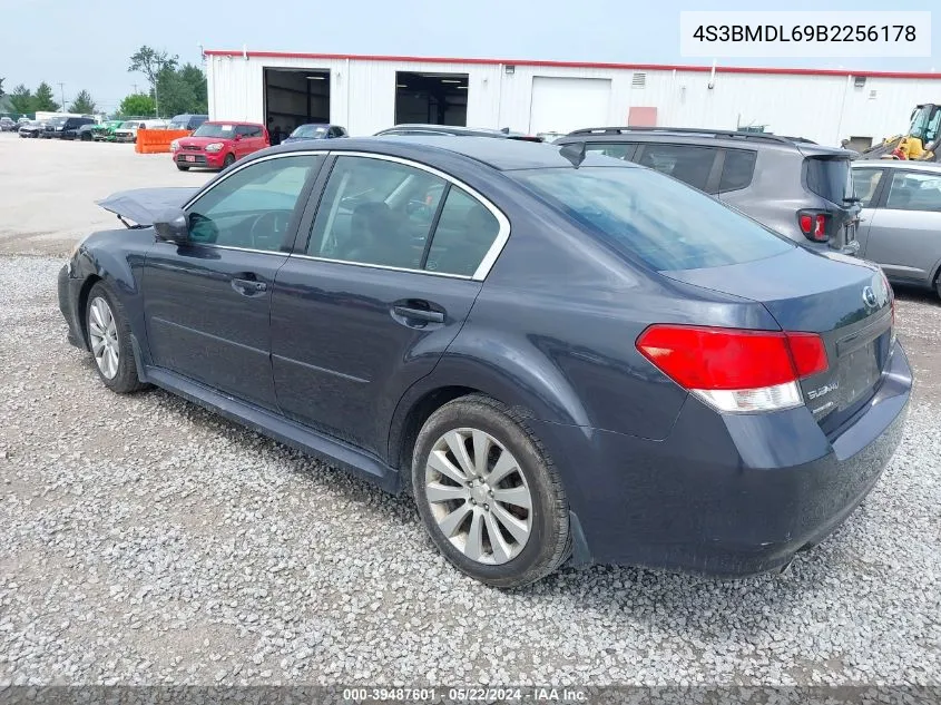 2011 Subaru Legacy 3.6R Limited VIN: 4S3BMDL69B2256178 Lot: 39487601