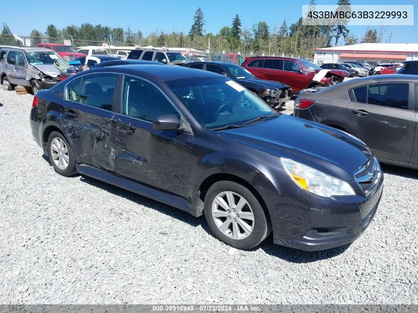 4S3BMBC63B3229993 2011 Subaru Legacy 2.5I Premium