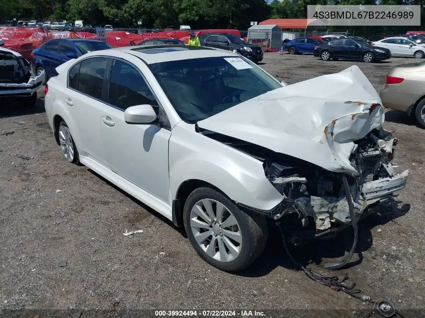 2011 Subaru Legacy 3.6R Limited VIN: 4S3BMDL67B2246989 Lot: 39924494