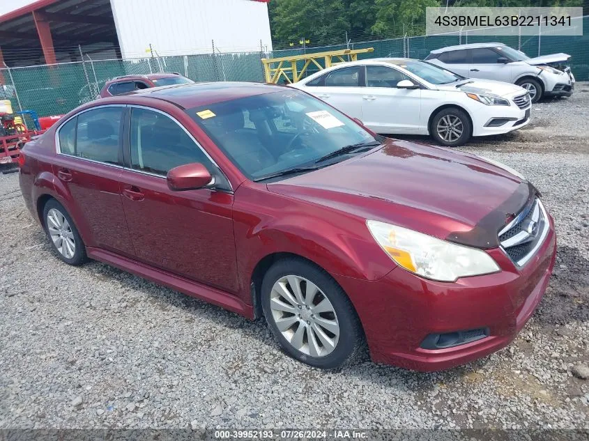 4S3BMEL63B2211341 2011 Subaru Legacy 3.6R Limited